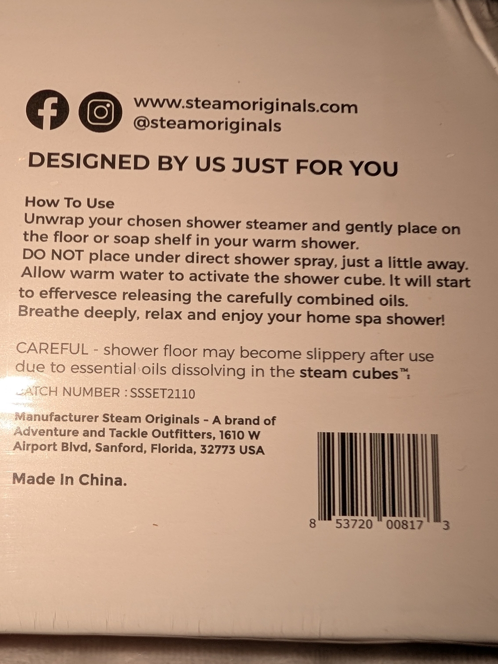 Steam Originals Shower Steam Kubes 16 Cubes Relax And Destress Sealed Package - Picture 6 of 6